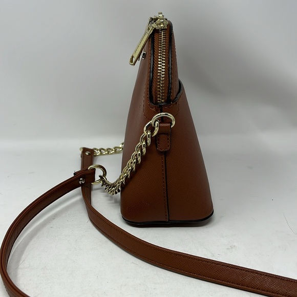 STEVE MADDEN CROSSBODY BUNDLE CAMEL COLOR HARD SHELL WITH BONUS POUCH BAG - Picture 4 of 16